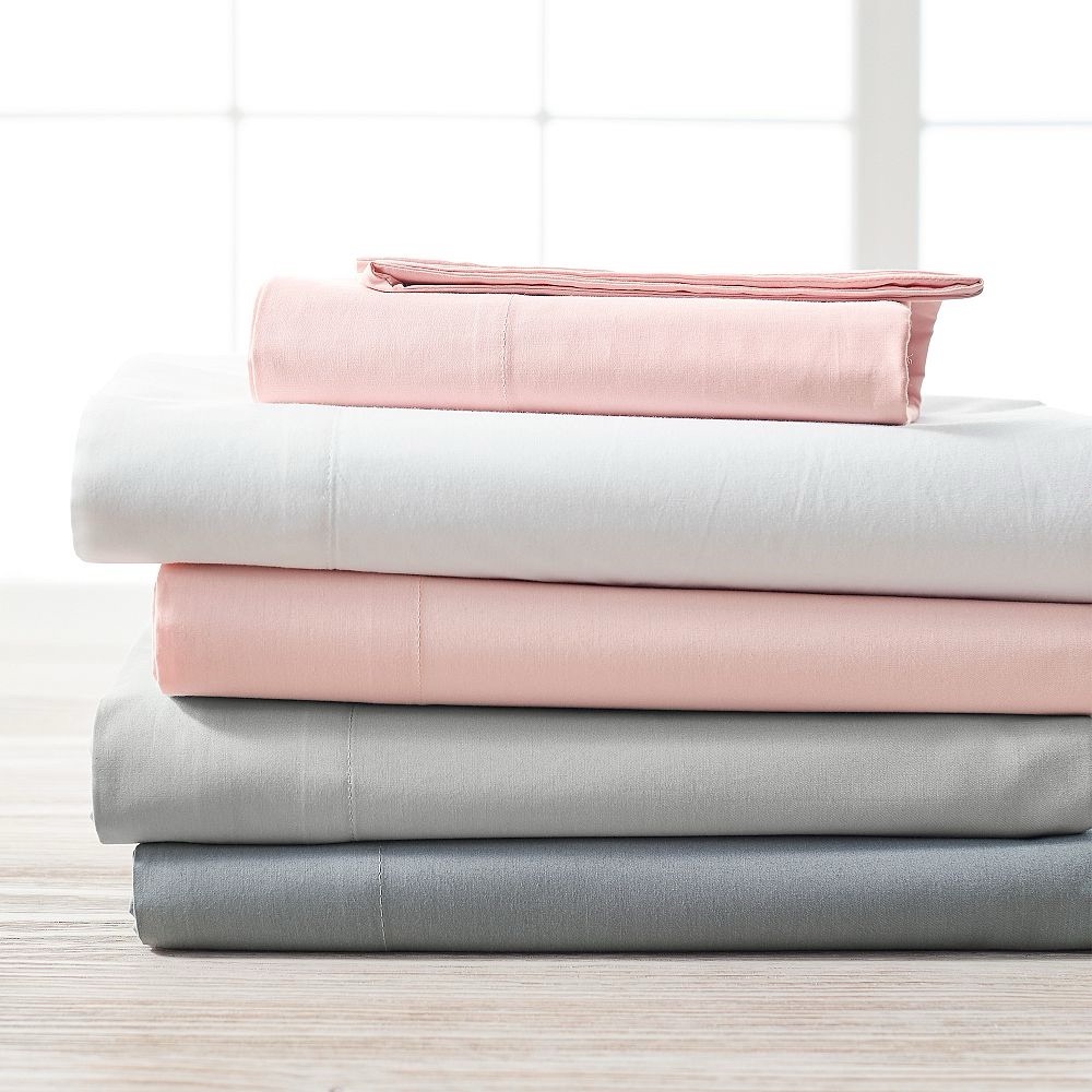 Pottery Barn Teen Classic Organic Sheet Set in Dark Gray